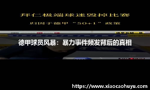 德甲球员风暴：暴力事件频发背后的真相