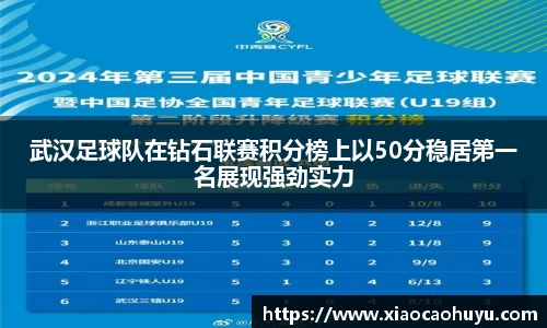 武汉足球队在钻石联赛积分榜上以50分稳居第一名展现强劲实力