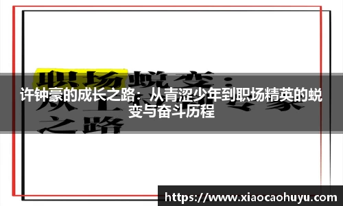 许钟豪的成长之路：从青涩少年到职场精英的蜕变与奋斗历程